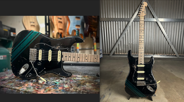 Luxxtone Choppa S W/Green Racing Stripe (2024)