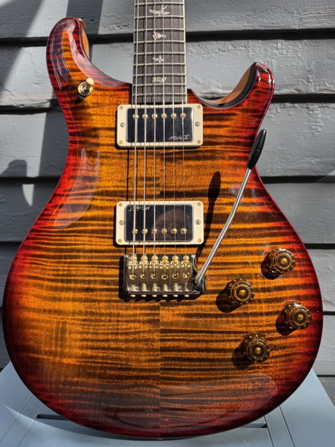 PRS McCarty 594 Trem Burgundy Tiger