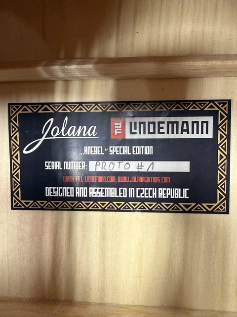 Till Lindeman Knebel Limited Edition