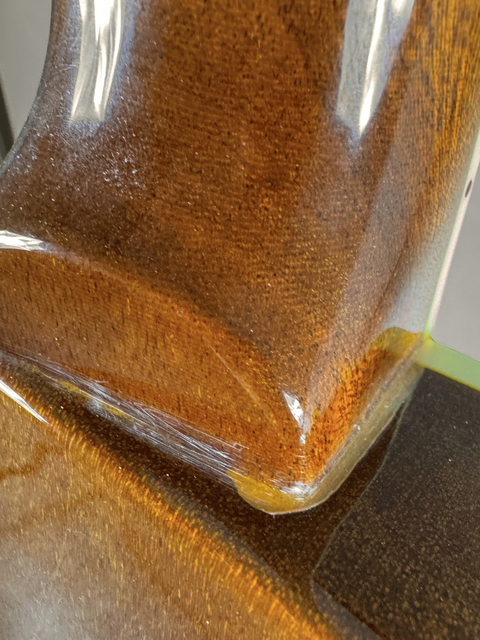 Light scratches around the neck joint