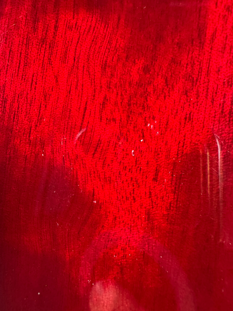 Small dings on the back of the body