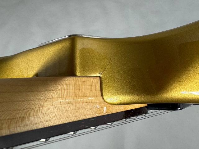 Finish cracks near the neck joint