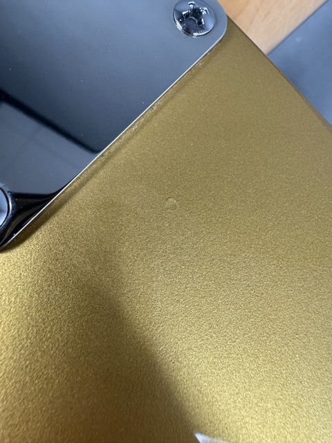 Slight finish impression near the neck plate