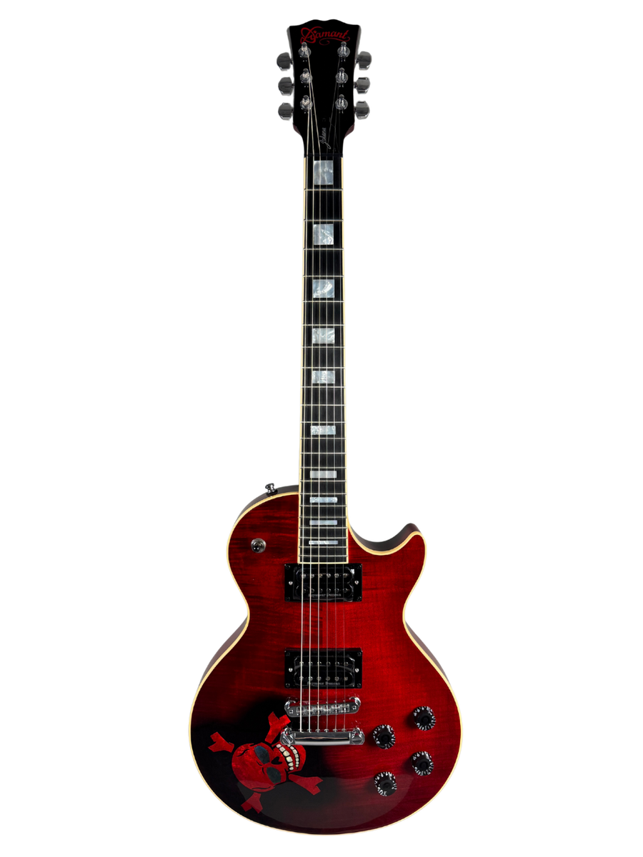 Diamant II Black Cherry with Skull