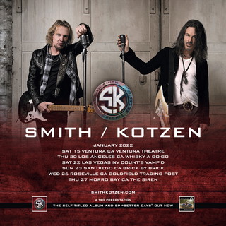 Smith / Kotzen shows Feb 2022
