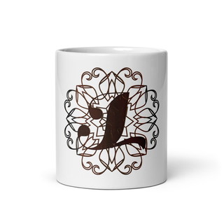 Julia Lage - Dark Brown Mandala Mug