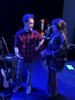 Kurt giving Tori bass pointers