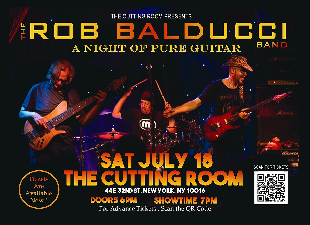 The Rob Balducci Band - Live in NYC - The Cutting Room