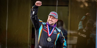 Jason Miller Presented with Mark Donohue Award by Road Racing Drivers Club