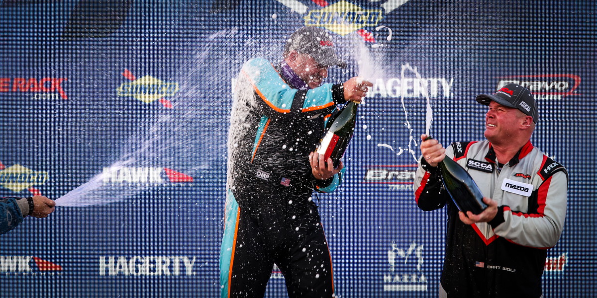 Mazza Continues as Official Sparkling Wine of SCCA With a Generous Pour of Support