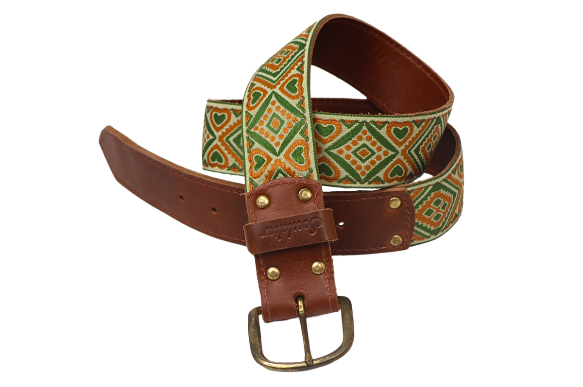Sage & Cinnamon 1.5" Tribeca Leather Belt