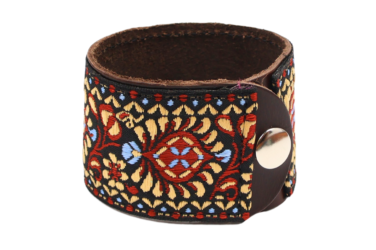 Hendrix Tobacco 2" Leather Cuff