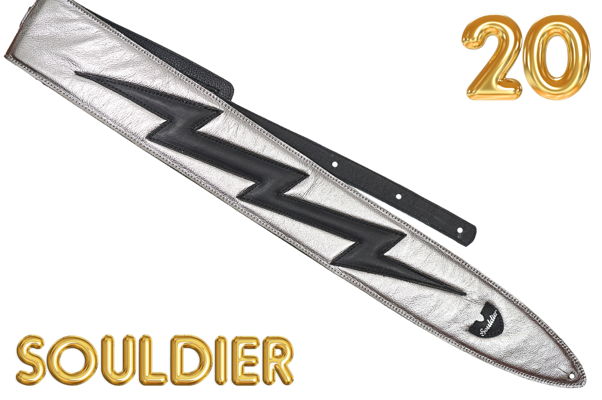 '20th Anniversary' Torpedo Lighting Bolt Guitar Strap