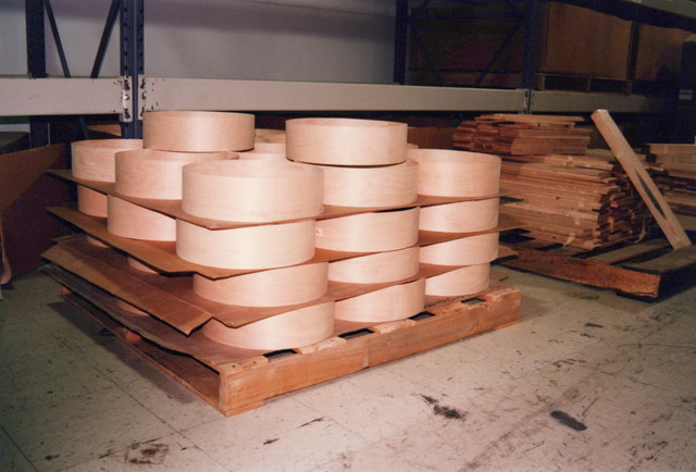 Shells ready for assembly