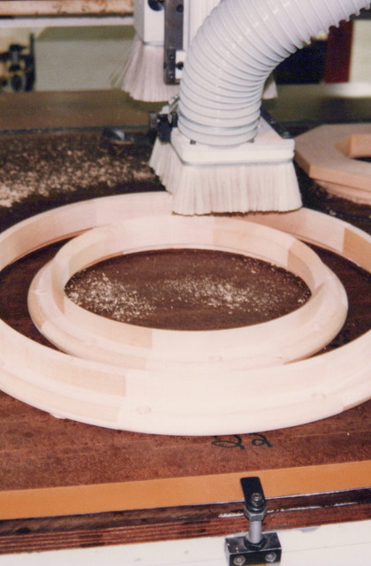 CNC Router in process