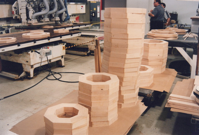 8 sided maple blanks are ready to become bridges