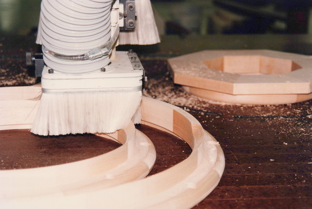 CNC Router in process