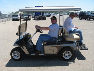 My chauffeur at M.I.S..      20 time Nascar series winner Joe Nemechek