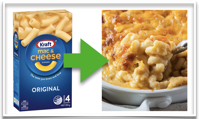 Wednesday One Thing - The journey from macaroni and cheese to macaroni and cheese.