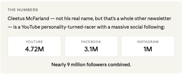 Wednesday One Thing - Nine million followers. Zero new viewers. The social media lie finally has a receipt.