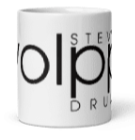 11oz Steven Volpp Drums Mug - WHITE