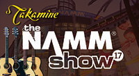 Takamine at the 2017 NAMM Show