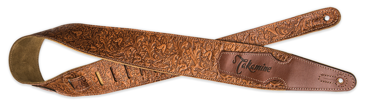 Tooled Leather Strap