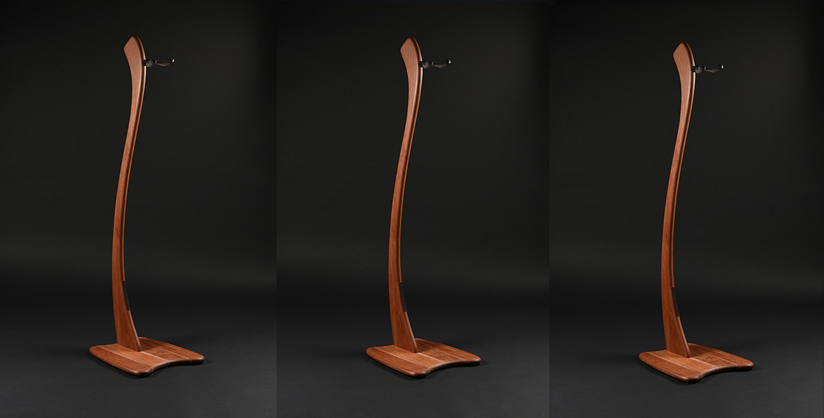 Madera™ Stand for Guitar and Bass – American Cherry Hardwood