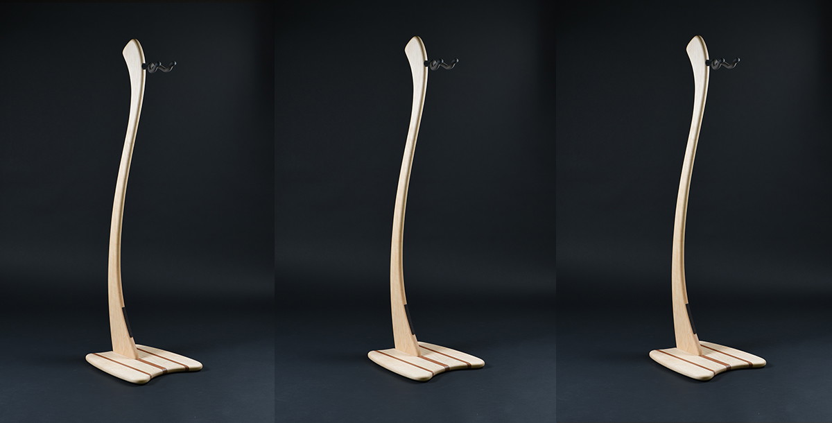Madera™ Stand for Guitar and Bass – Maple Hardwood
