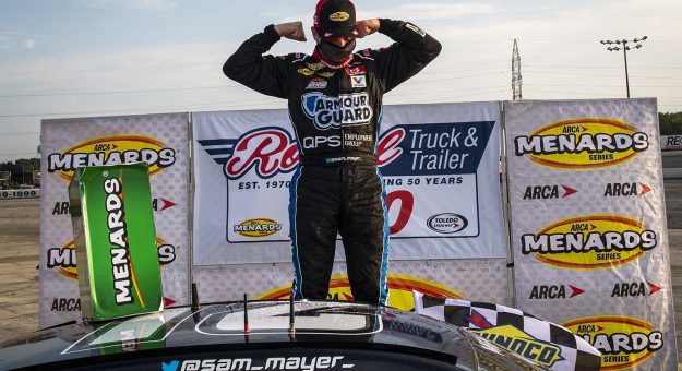 Sam Mayer Takes Third ARCA Win of 2020 at Toledo Speedway