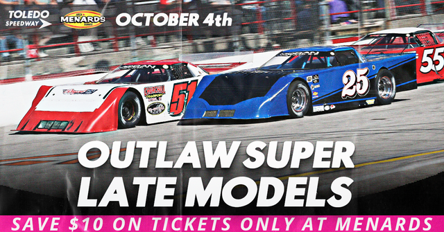 ARCA Outlaw Super Late Models Set to Storm Toledo Speedway October 4th