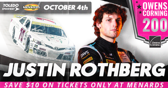 Justin Rothberg to Make ARCA Debut at Owens Corning 200