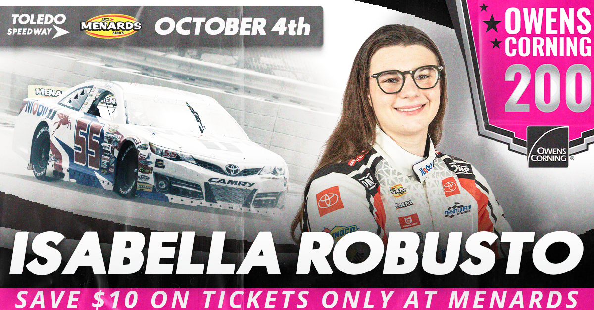 Isabella Robusto Looks to Make First ARCA Menards Series start at Toledo