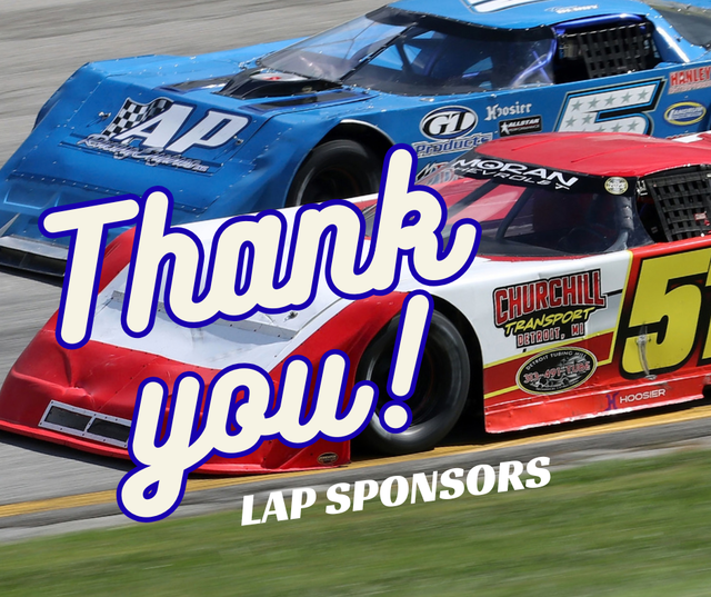 All Lap Sponsorship Sold for Folds of Honor/Lakeside Interior Contractors 50 Presented by Valley Truck Centers, Toms Collision and R&M Recycling 