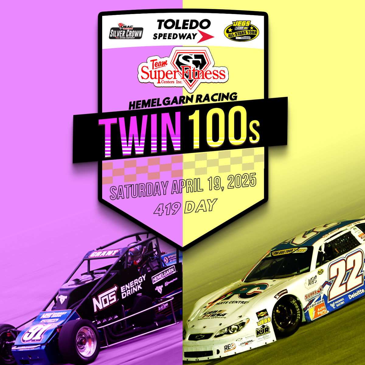 Twin 100s Single Game Pull Tabs – Made In USA