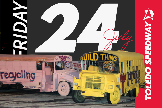 R&M Recycling School Bus Figure 8 presented by Monroe Superstore